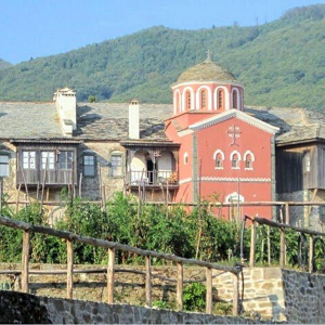 Holy Monastery of Philotheou: where the miraculous icon of Virgin Mary Glykofilousa is kept