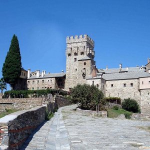 Holy Monastery of Stavronikita: the unique icon of Saint Nikolaos Streidas in the smallest monastery of Mount Athos