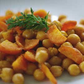 Chickpeas in the Oven