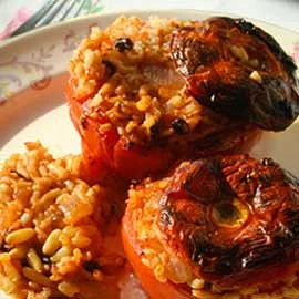 Stuffed Tomatoes and Peppers (Gemista)