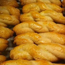 Κουλουράκια Πορτοκαλιού με Ταχίνι