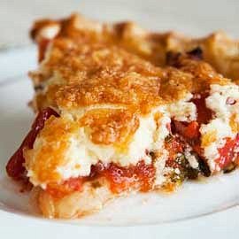 Cheese Pie with Peppers