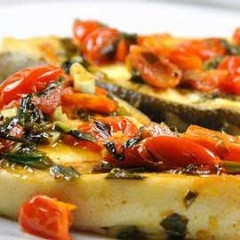 Baked Fish with Wild Leeks