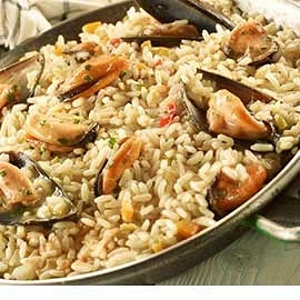 Mussels with Rice