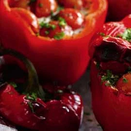 Stuffed Peppers with Cheese