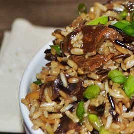 Wild Rice with Mushrooms
