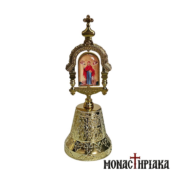 Χρυσή Καμπάνα με την Παναγία του Αγίου Όρους