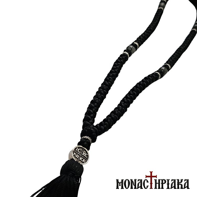 Silk Prayer Rope with 100 Knots