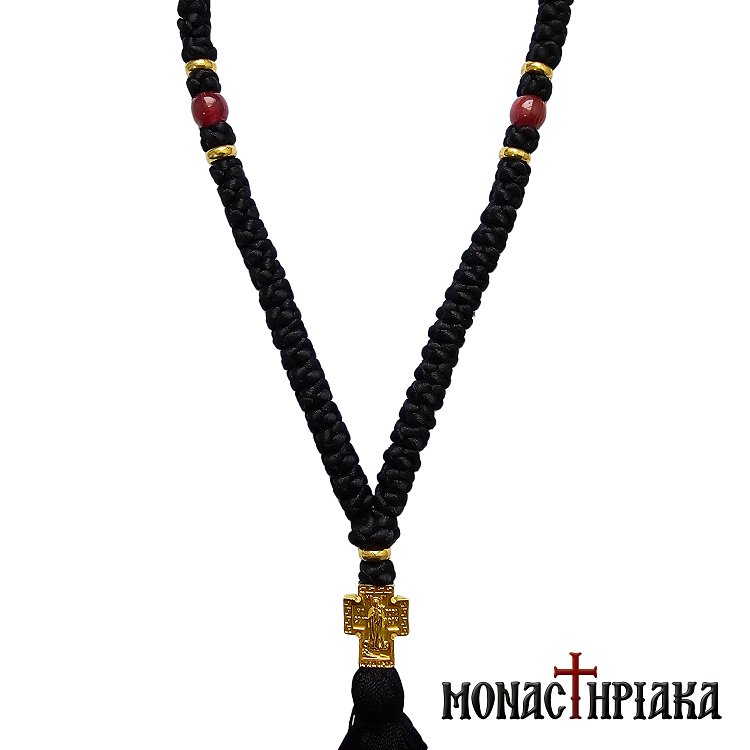 100-Knot Prayer Rope with Virgin Mary and Cross