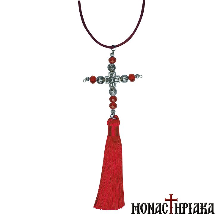 Christian Cross for the Car with Christogram