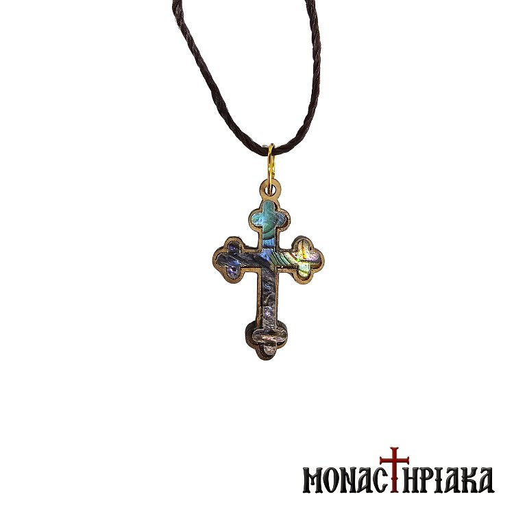 Wooden Cross with Neck Cord in Simple Design
