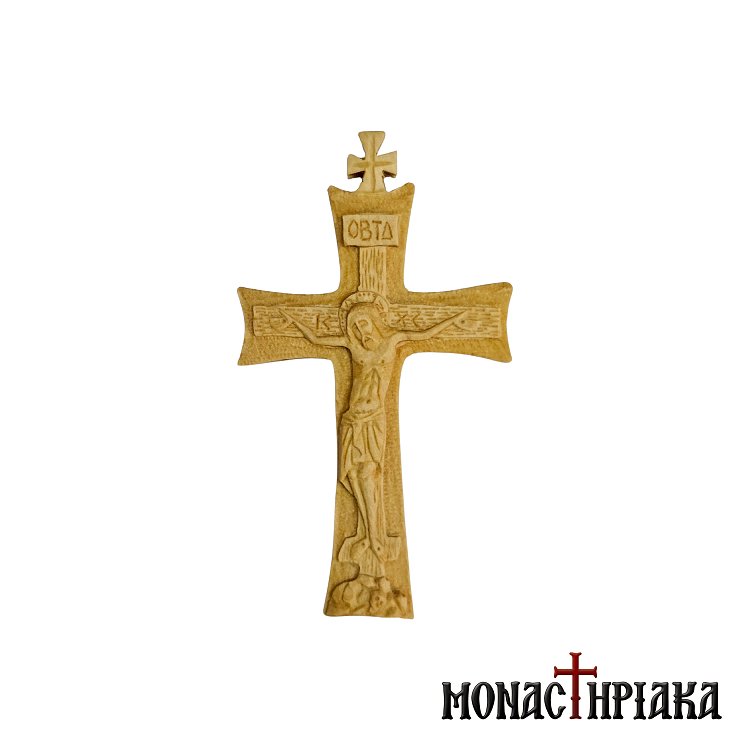 Hand Carved Wooden Cross