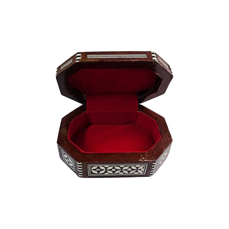 Wooden Box with Velvet Lining