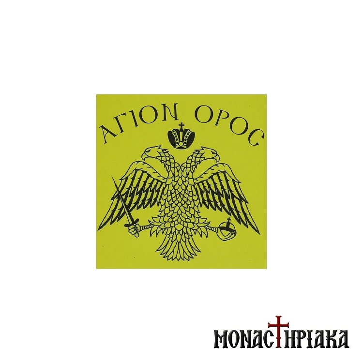Sticker with the two Headed Eagle