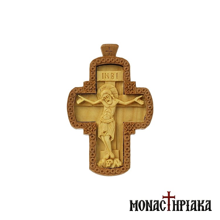 Wood Carved Cross  the Crucified