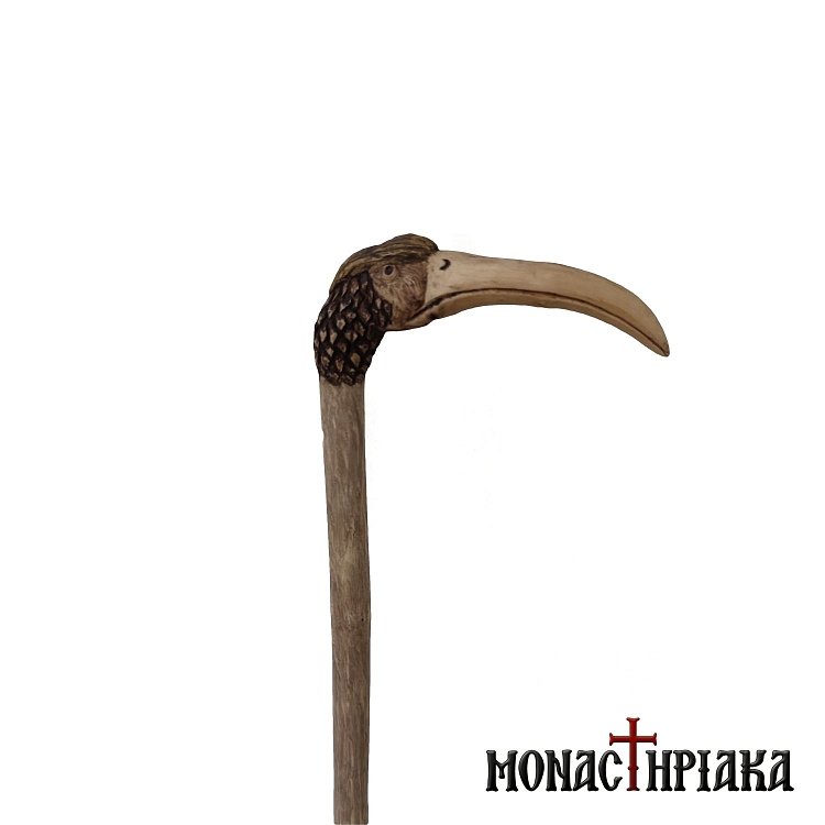 Walking Stick with Crow Grip