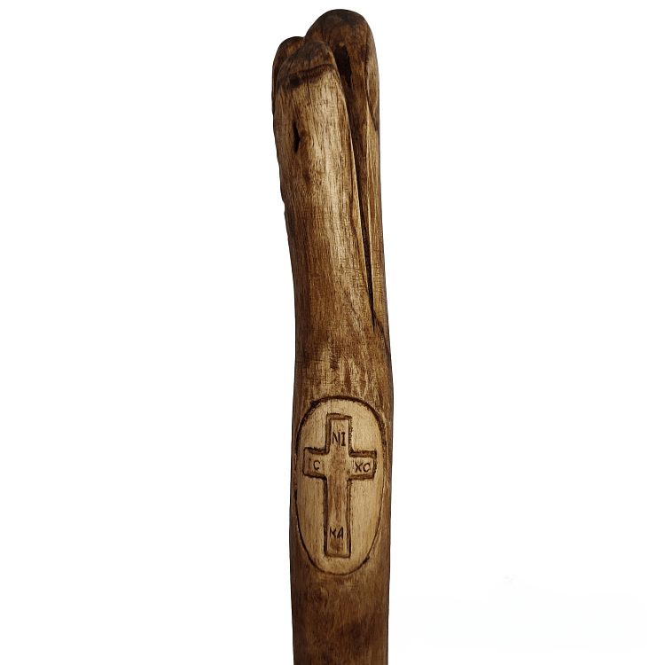Walking Stick with Carved Decoration