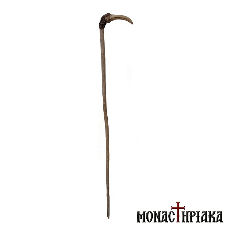 Walking Stick with Crow Grip