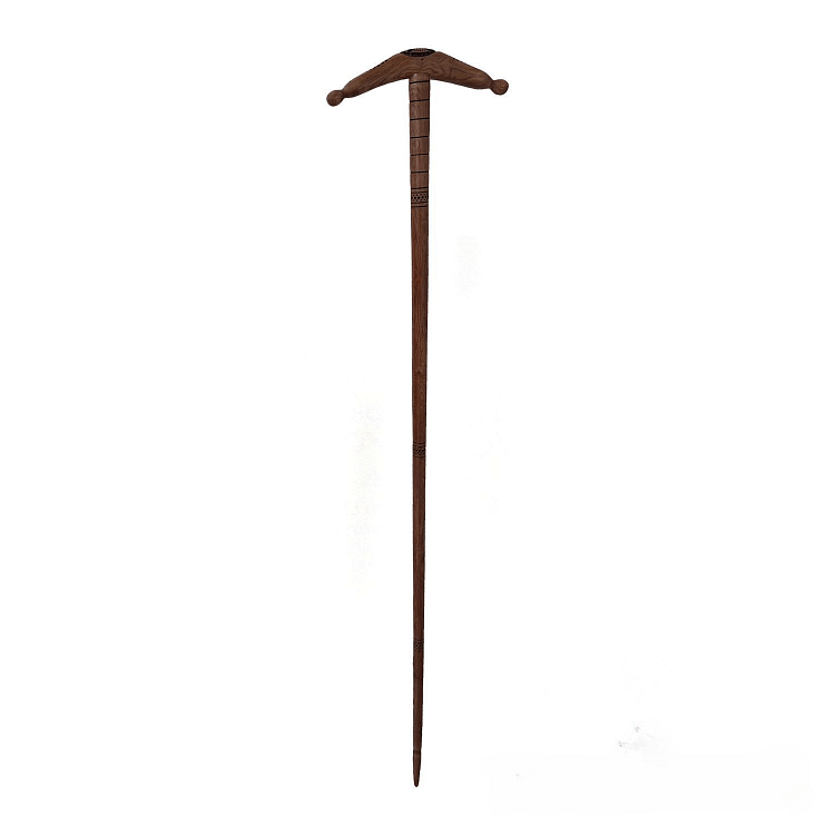 Walking Stick with Carved Decoration