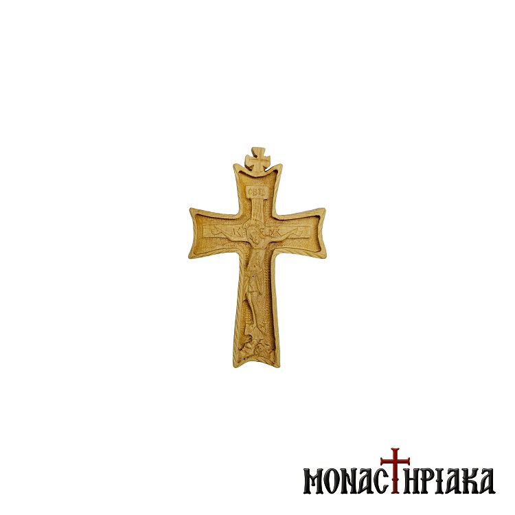 Ξυλόγλυπτος Σταυρός με τον Εσταυρωμένο Ιησού Χριστό