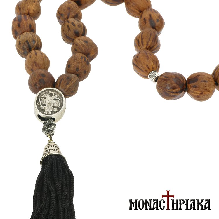 Aromatic Worry Bead (Komboloi) with Nutmeg Nuts - 33 Beads