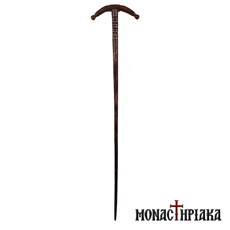 Walking Stick with Carved Decoration