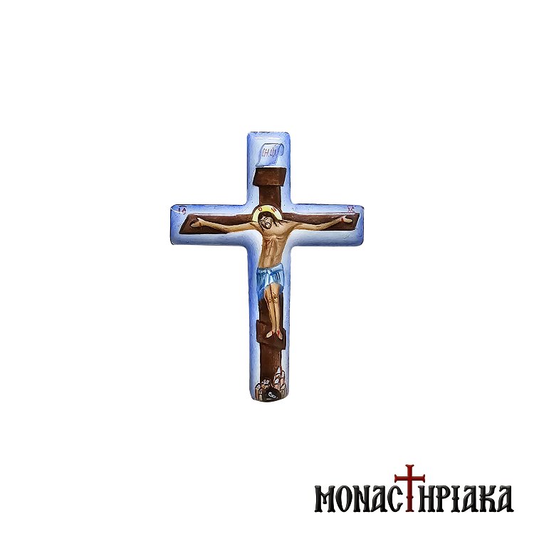 Enamel Cross with the Crucifix