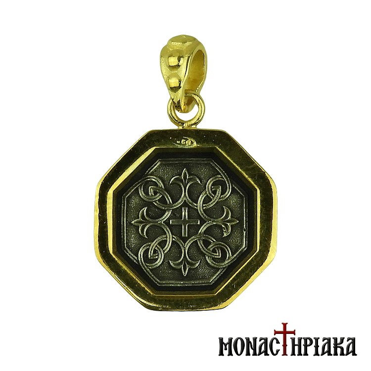 Saint George Horseback Silver Pendant