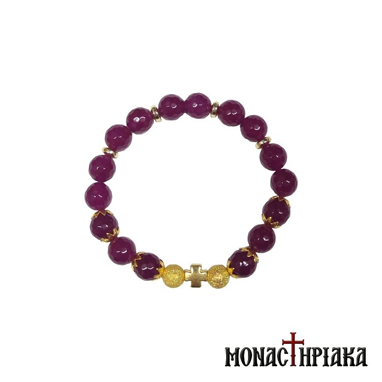 Prayer Rope with Lilac Agate Beads