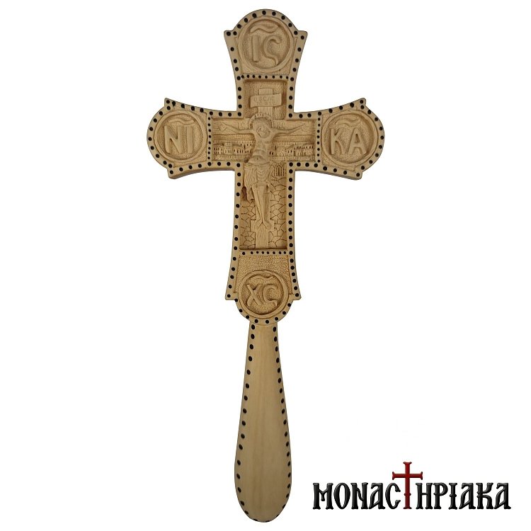Ξυλόγλυπτος Σταυρός Ευλογίας