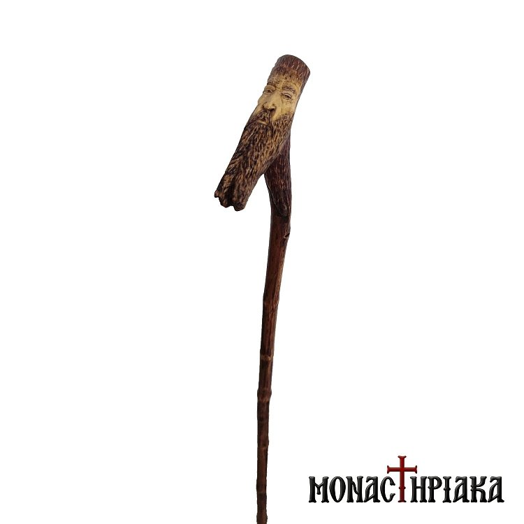 Μπαστούνι με Μορφή Μοναχού