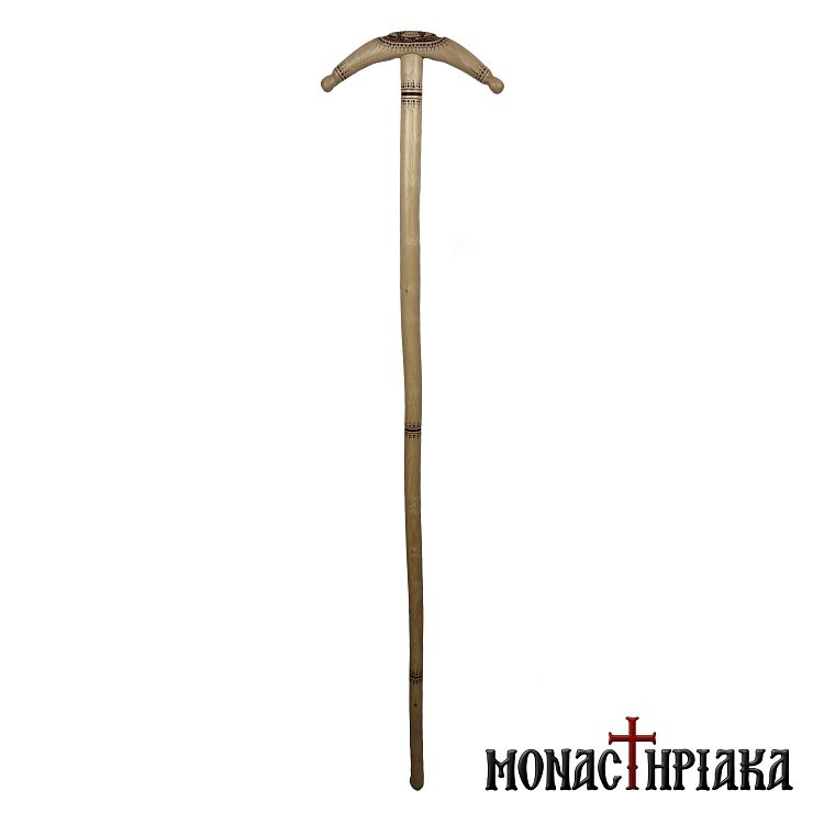 Walking Stick with Carved Decoration