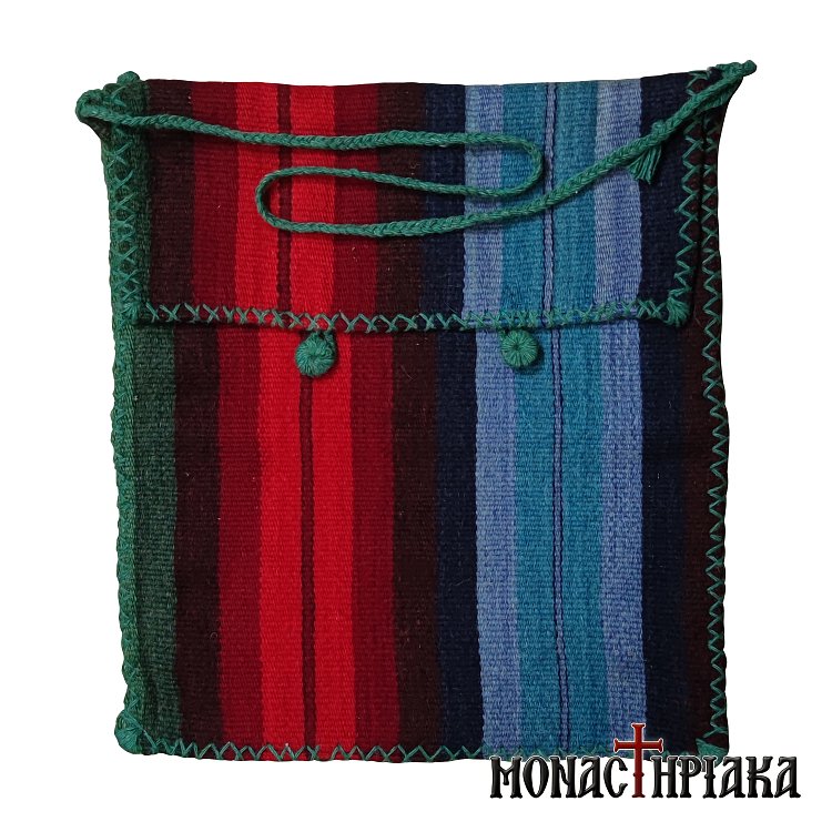 Χειροποίητο Καλογερικό Ταγάρι από τους μοναχούς στο Άγιον Όρος - Monk Handwoven Bag Tagari Handmade by the monks on Mount Athos