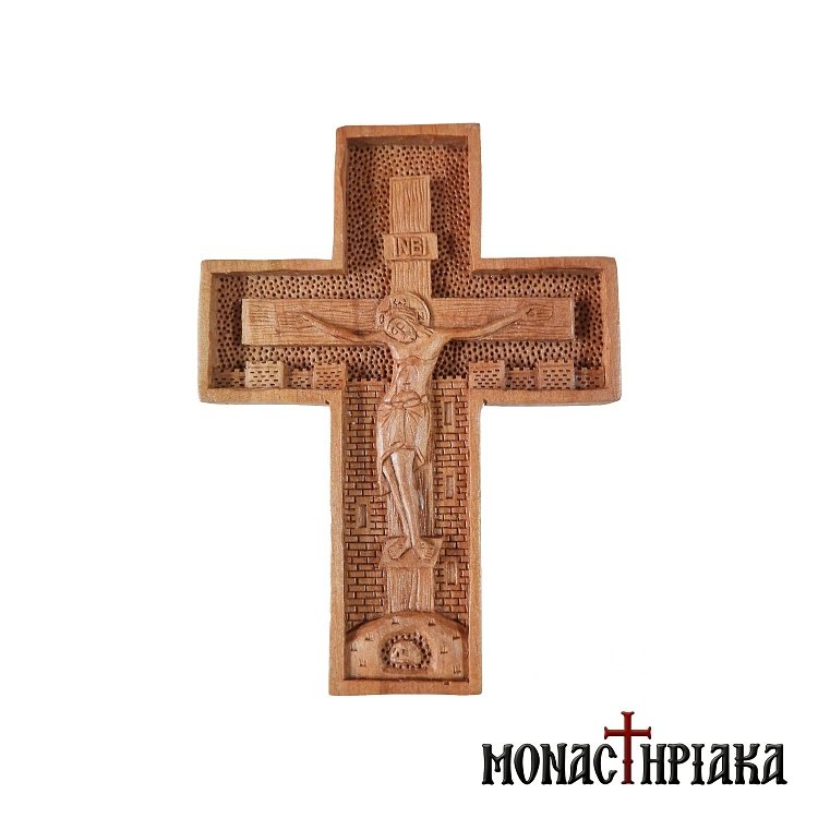 Ξυλόγλυπτος Βυζαντινός Σταυρός