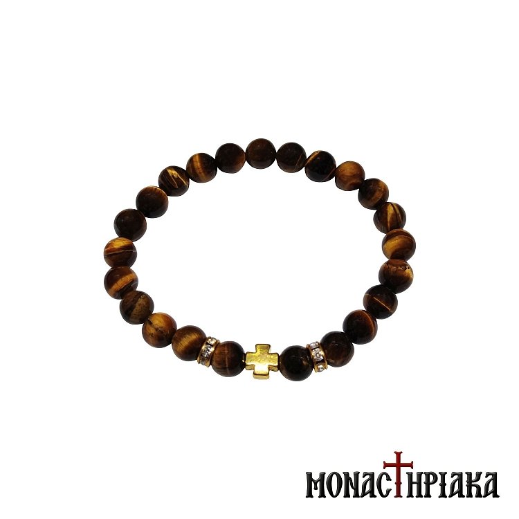 Prayer Rope with Tiger Eye Beads