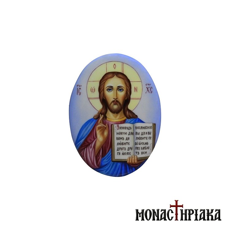 Enamel Jesus Christ Blessing
