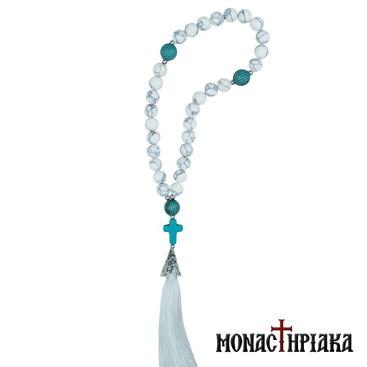 Κομποσκοίνι με Χάντρες Μάρμαρο Marble