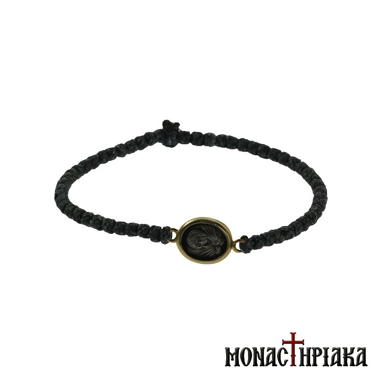 Waxy Prayer Rope with Virgin Mary Seven Swords