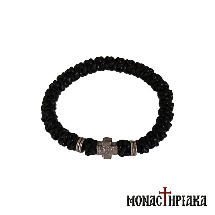 Leather & Knitted Prayer Rope