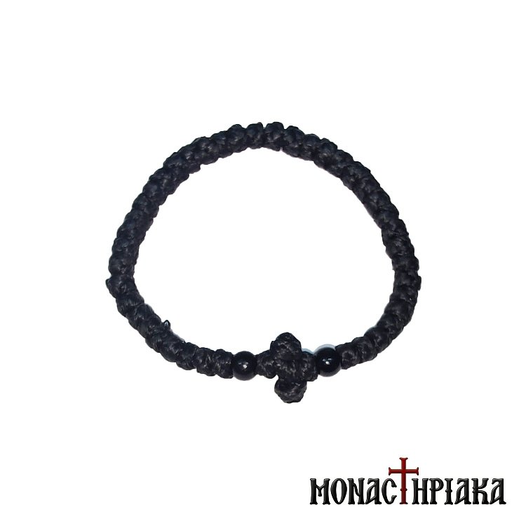 Waxy Prayer Rope with Thick Knots