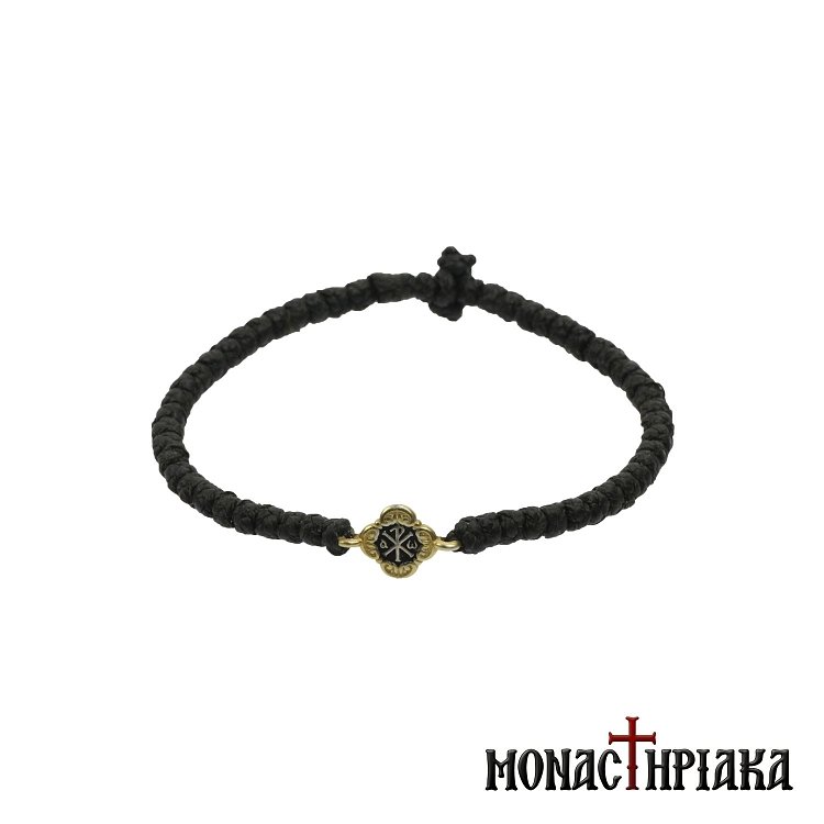 Waxy Prayer Rope for the Wrist with Christogram