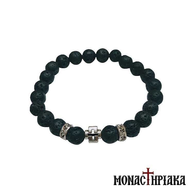 Prayer Rope with Lava Beads