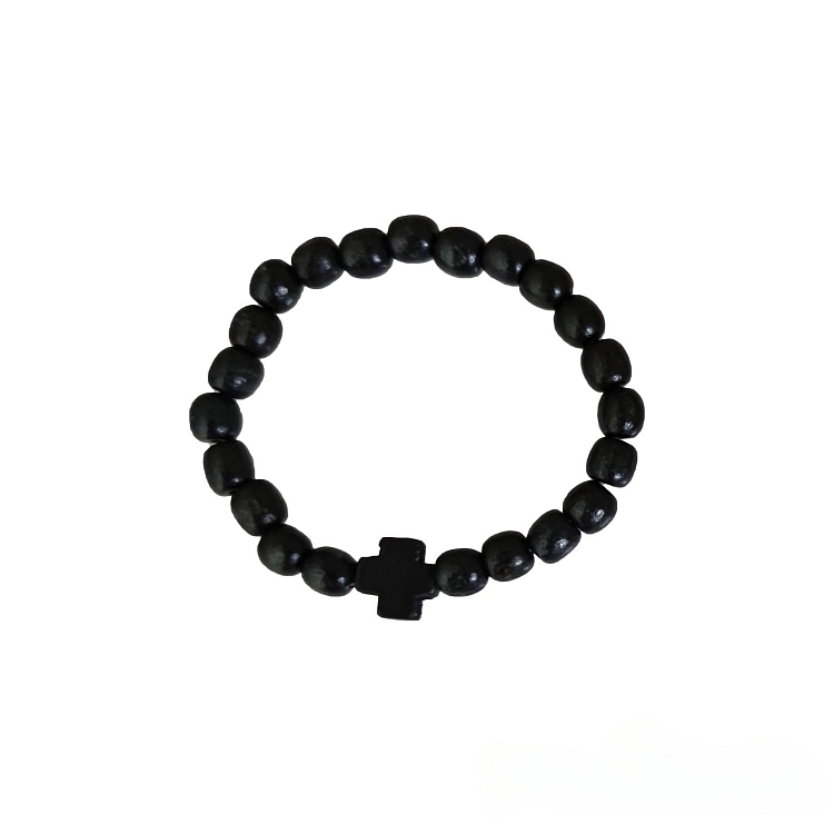 Wooden Prayer Rope with Cross