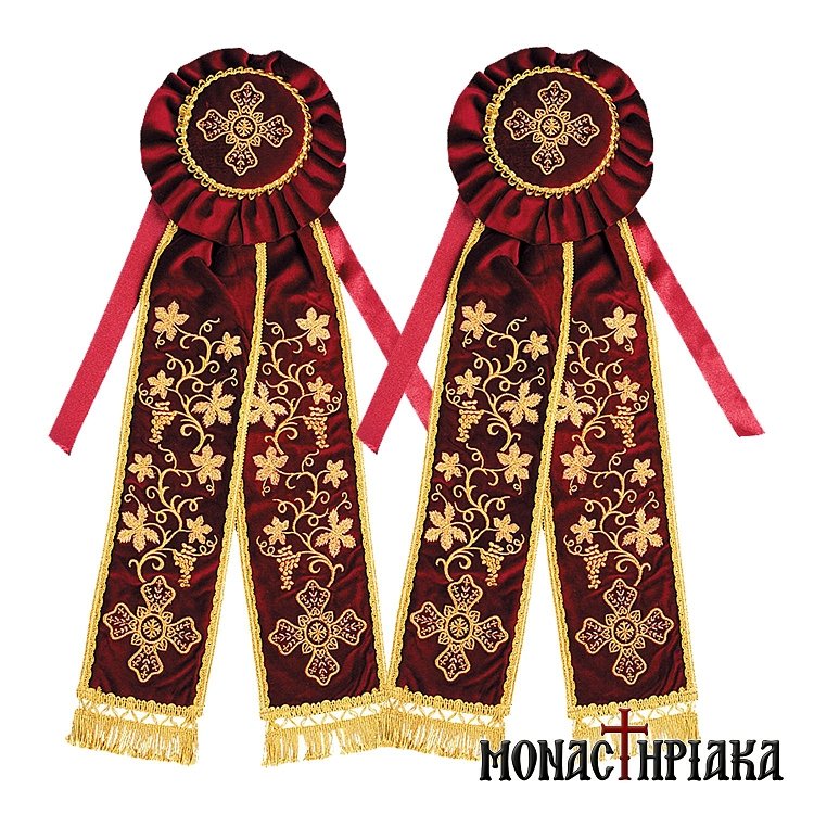 Adornment Ribbons Bordeaux