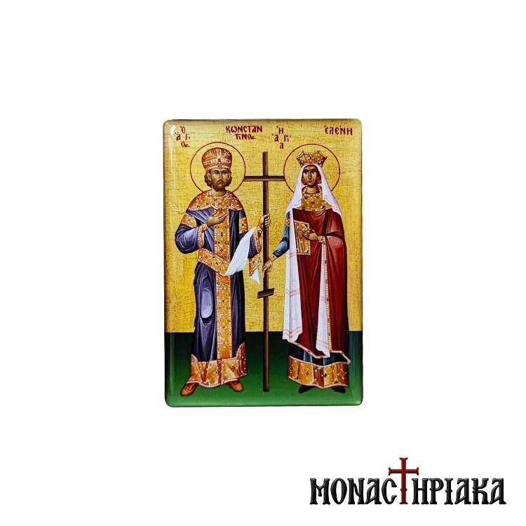 Magnet with Saints Constatine and Helen