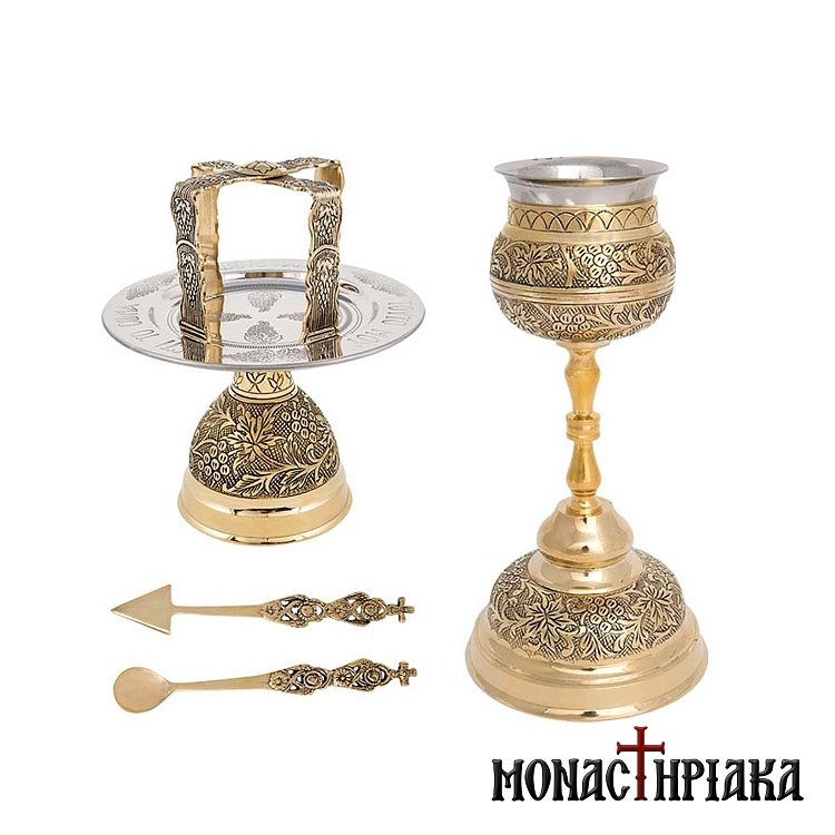 Brass Chalice Set