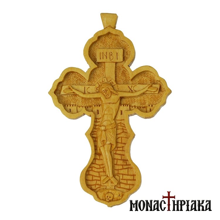 Wood Carved Cross