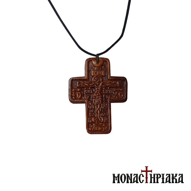 Leather Cross with the Crucifix