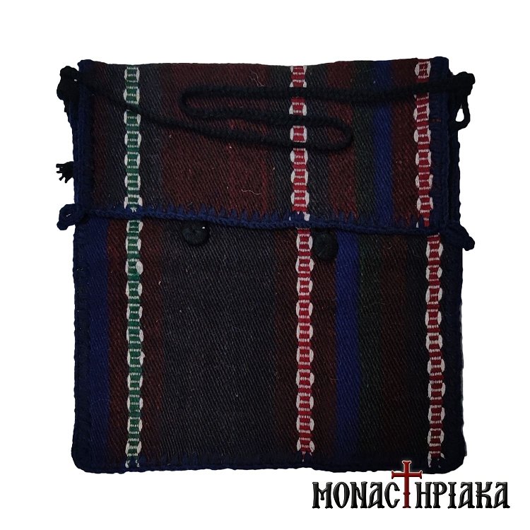 Monk Handwoven Bag Blue - Bordeaux