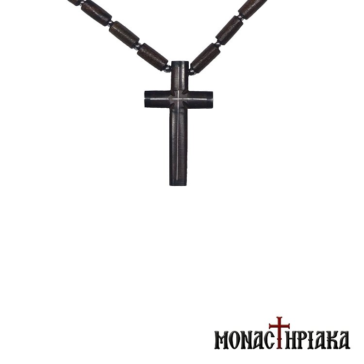 Wooden Neck Cross with Wooden Chain
